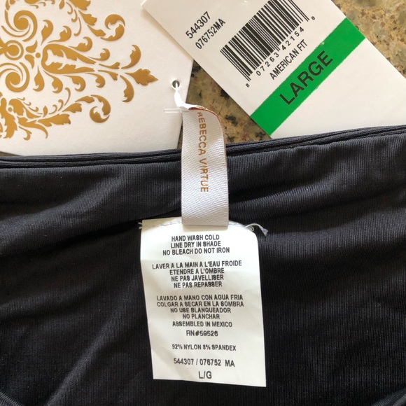 NWT Black American Hipster Bikini Bottom-Large - Picture 5 of 6